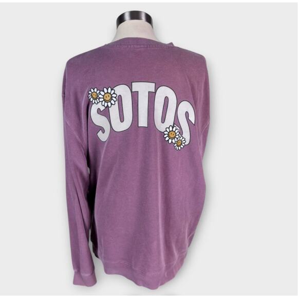 Independent Trading Company Large SOTOS Sweatshirt Purple - Picture 1 of 5